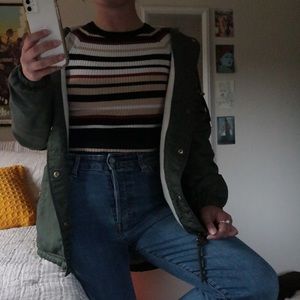 ribbed snug long sleeved tee :^)